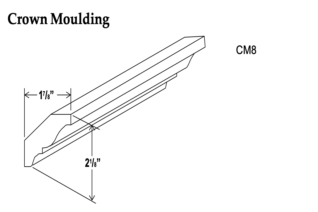 Crown Moulding - Charleston White