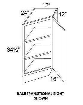 BASE TRANSITIONAL CABINET - Fabuwood Wellington Ivory