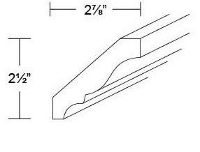 MOLDING - CROWN MOLDING - Fabuwood Wellington Cinnamon