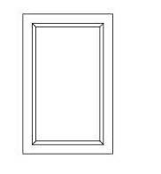 DECORATIVE DOOR PANEL - Fabuwood Wellington Spice