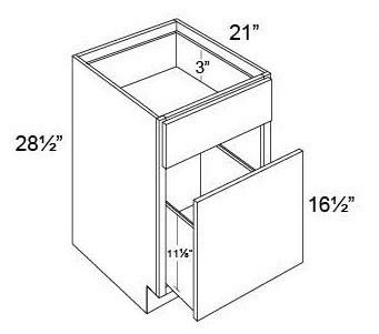 DRAWER FILE BASE - Metro Antique White