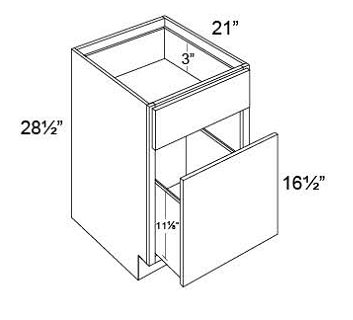 FILE DRAWER BASE - Fabuwood Galaxy Espresso