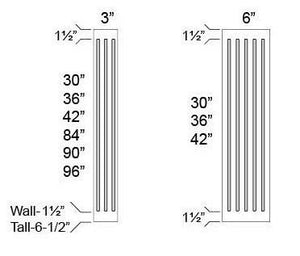 FILLER - FLUTED FILLERS - Fabuwood Wellington Cinnamon