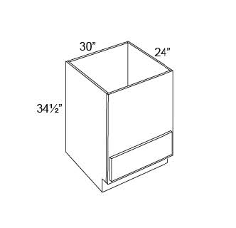 MICROWAVE BASE - Fabuwood Vista Blanc