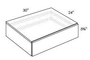 KNEE DRAWER & DESK LEG - Fabuwood Prima Bianco