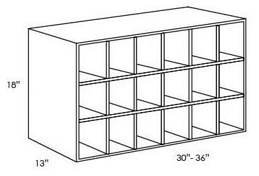 WINE RACKS - Fabuwood Prima Bianco
