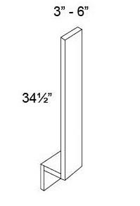 FILLER -BASE FILLERS - Fabuwood Elite Cinnamon