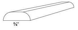 BATTEN MOLDING - Centrum White