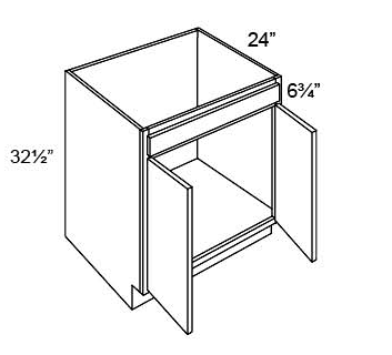 ADA - SINK BASE CABINETS - Fabuwood Hallmark Pecan