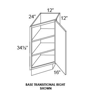 BASE TRANSITIONAL CABINET -Fabuwood  Elite Cinnamon