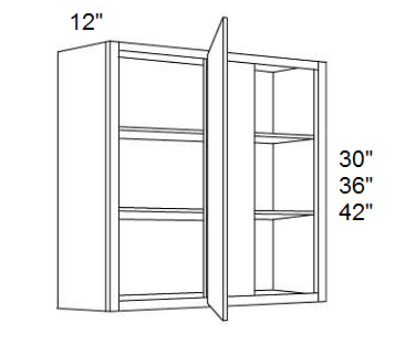WALL BLIND CABINETS   Shaker Espresso