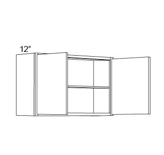 BRIDGE WALL CABINETS - Fabuwood Classic Shaker Brandy