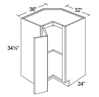 EASY REACH BASE CABINET - Fabuwood Elite Cinnamon