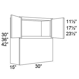 MICROWAVE WALL CABINET  Galaxy Linen