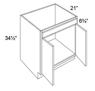 VANITY SINK BASES  - Charleston Saddle