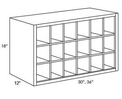 WINE RACK - Fabuwood Vista Blanc