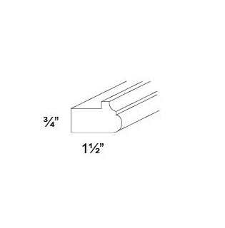 LIGHT RAIL MOLDING - Charleston Saddle