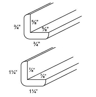 OUTSIDE CORNER MOLDING  Galaxy Frost - Fabuwood Galaxy Frost
