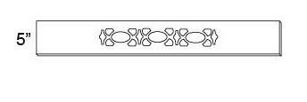VALANCE - FREEZE - Fabuwood Classic Shaker Natural