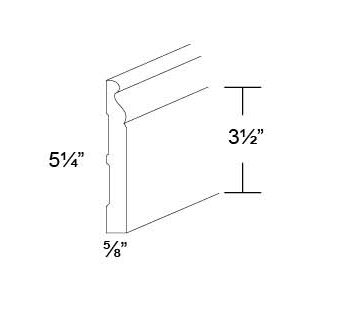 BASE BOARD - Fabuwood Hallmark Chestnut