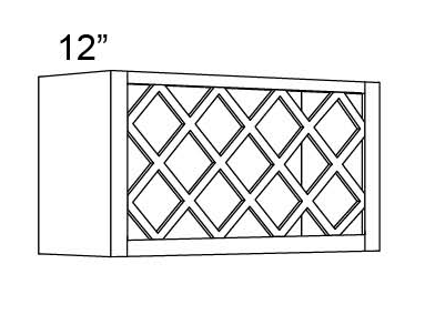 WINE RACK   Fabuwood Lenox Chestnut