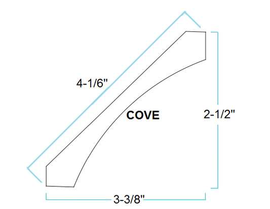 CROWN MOLDING - COV - Metro White
