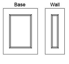 DECORATIVE DOOR PANEL - Shaker Espresso