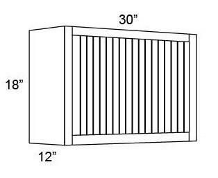 PLATE RACK - Fabuwood Wellington Cinnamon