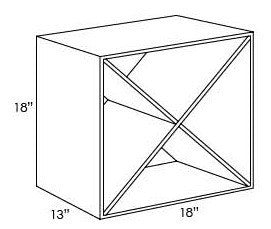WINE RACKS - Fabuwood Prima Bianco